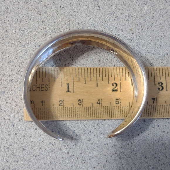 Firm Final price!*Sterling cuff Bracelet - Picture 3 of 5